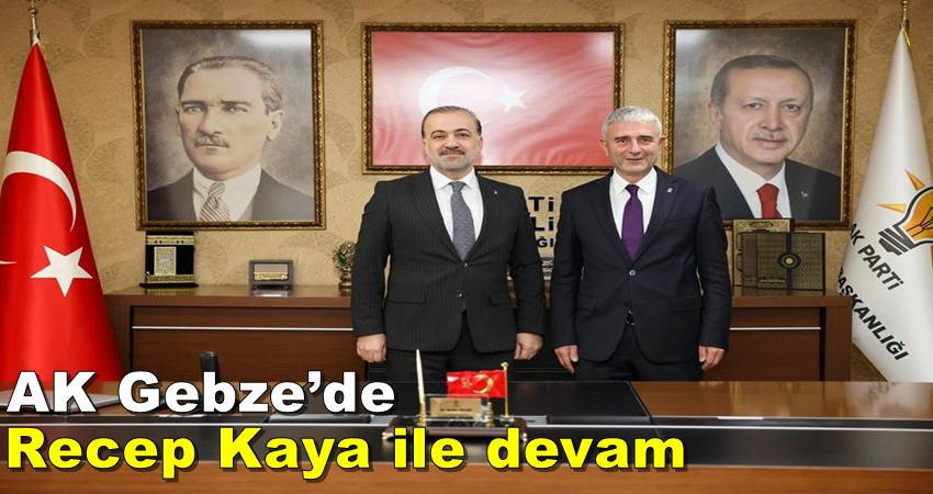 AK Gebze’de Recep Kaya ile devam kararı açıkladı