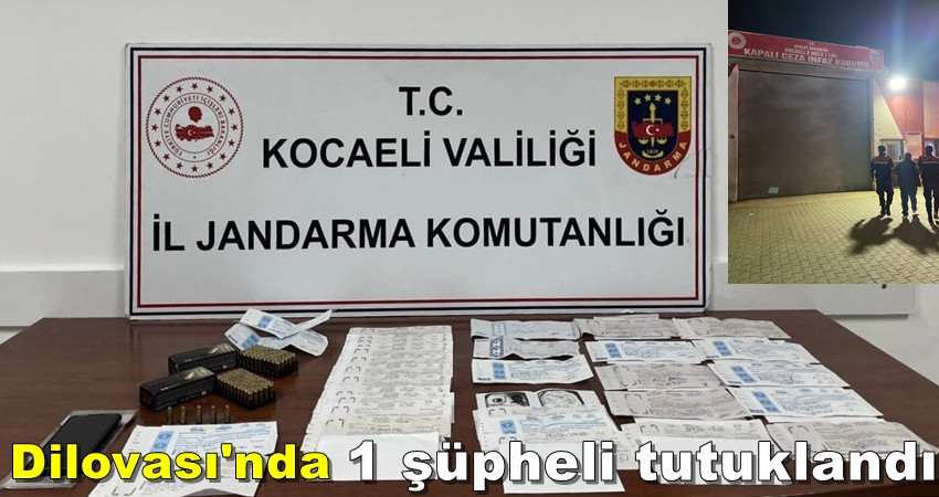 Dilovası'nda tefeci operasyonu: 1 şüpheli tutuklandı