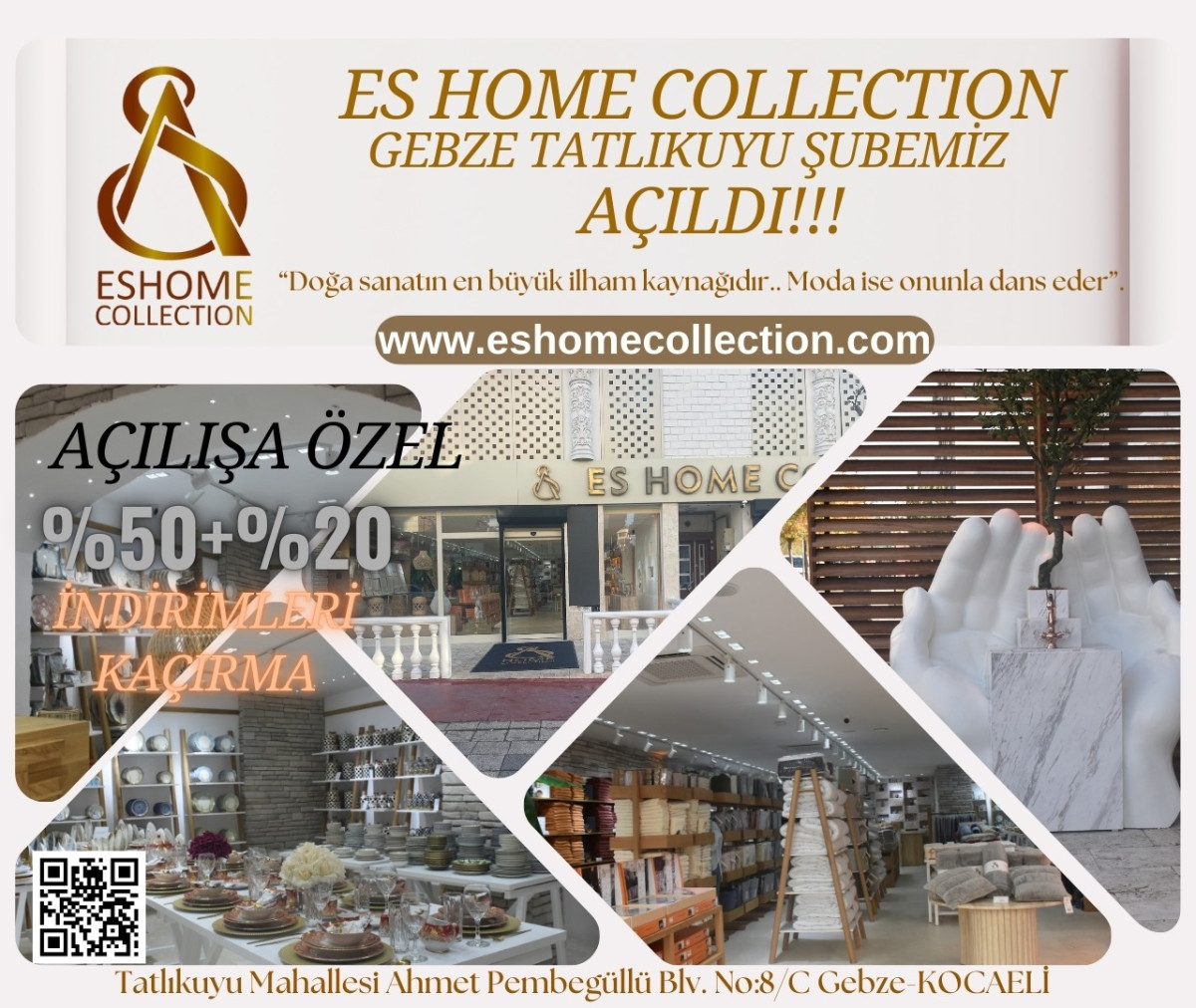 ES HOME COLLECTION GEBZE TATLIKUYU ŞUBESİ AÇILDI!