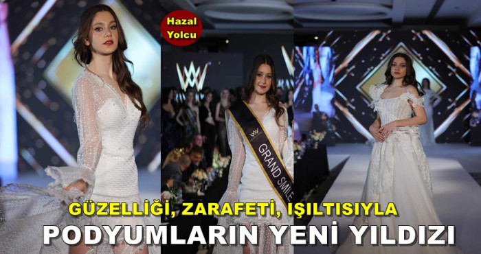 Hazal Yolcu  Grand Model of Türkiye 2025'in  Grand Smile seçildi