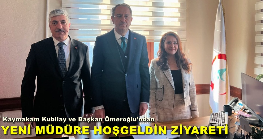 Kubilay ve  Ömeroğlu,  Zeynep Yeşim Açıkgöz’ü  ziyaret etti