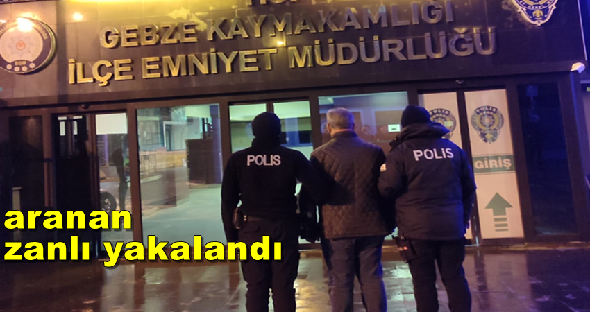 Tefecilikten aranan zanlı yakalanarak cezaevine gönderildi!