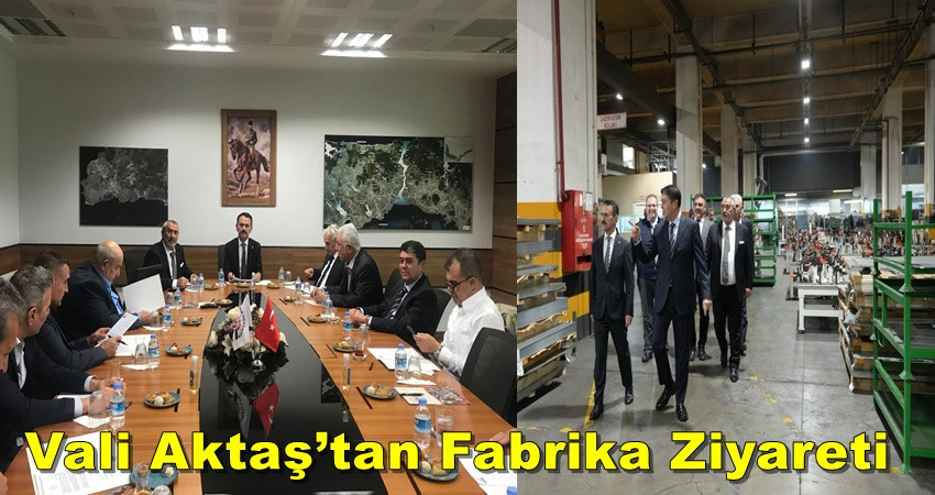 Vali Aktaş’tan Gebze'de Fabrika Ziyareti ve Müteşebbis Heyeti Toplantısı