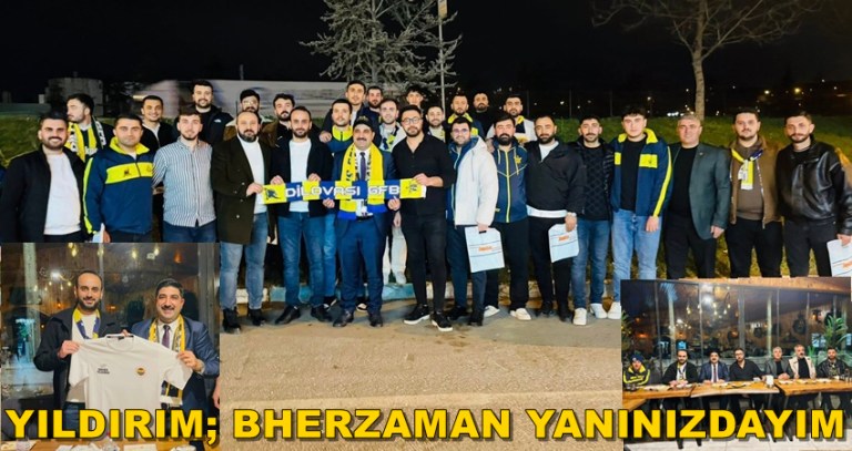 İş İnsanı Enver Yıldırım, Dilovası Fenerbahçeliler Taraftar Grubunu Ağırladı