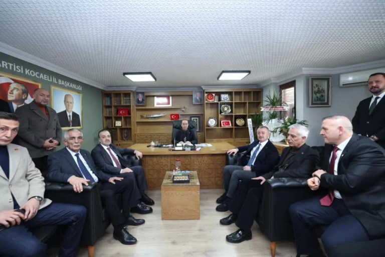 Büyükakın ve Talus’tan MHP İl Başkanı Akın’a ziyaret