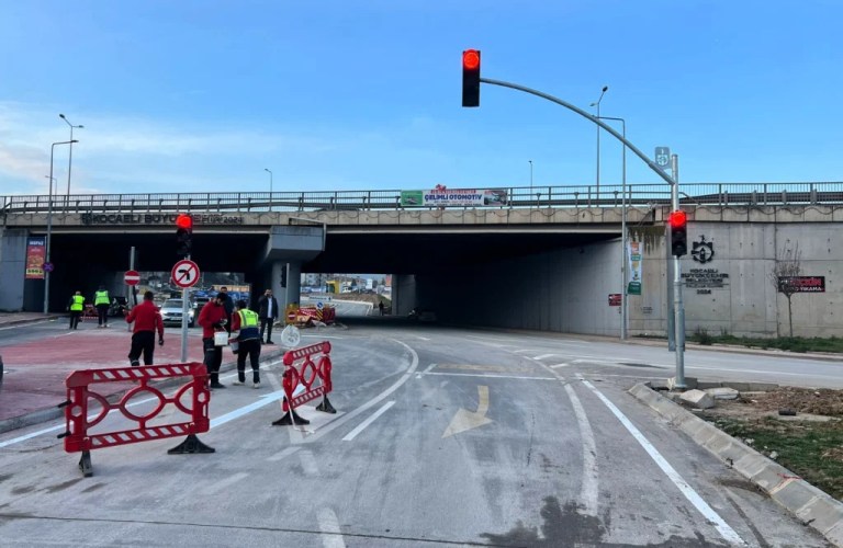 Kaşkaldere Bağlantı Yolu Trafiğe Açıldı