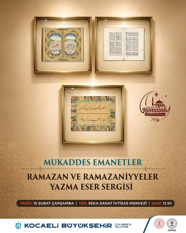 Kocaeli’de Mukaddes Emanetler Sergisi Açılıyor