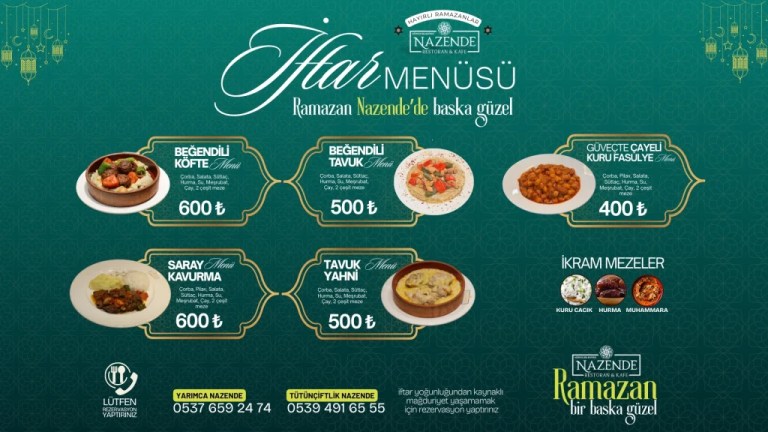 Körfez’de Ramazan sofraları Nazende’de kuruluyor
