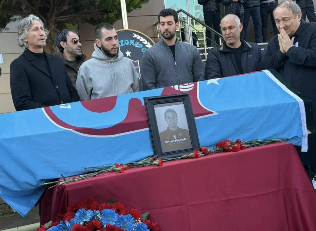 Orhan Kaynak için Trabzonspor Tesisleri’nde Veda Töreni