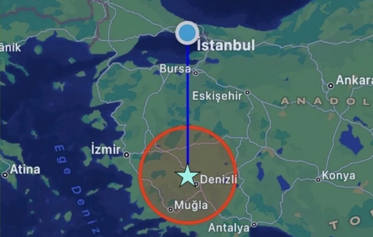 Denizli’de 5.1 büyüklüğünde deprem