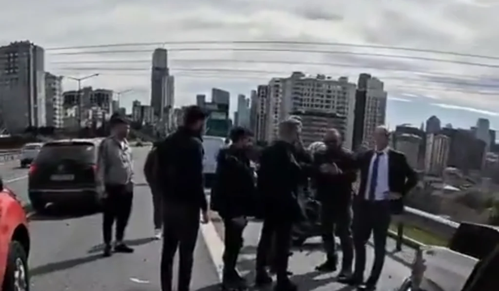 Sadettin Saran’ın Kaza Anı Kamerada
