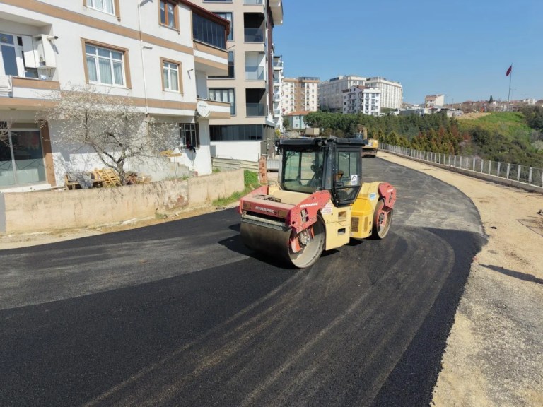 Gebze’de Tatlıkuyu Mahallesi’nde asfalt serimi tamamlandı