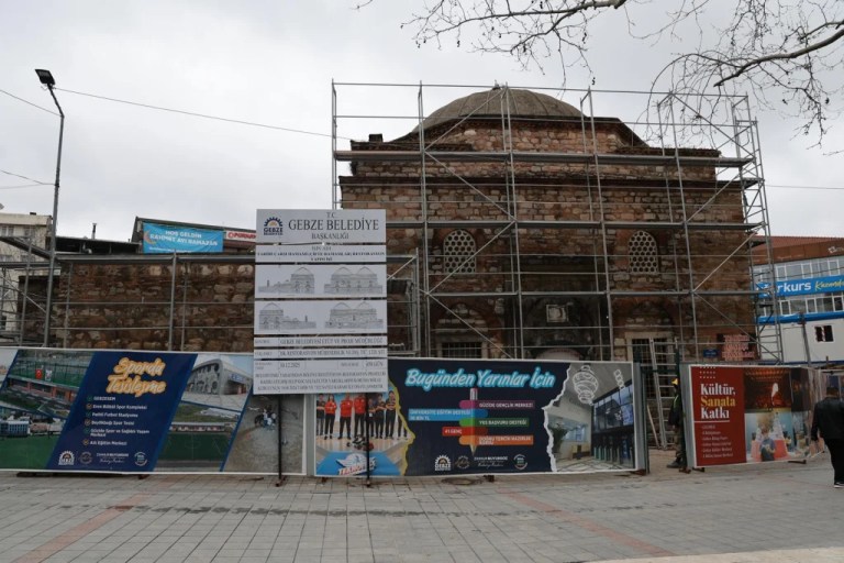 Gebze’de Tarihi Çarşı Hamamı restore ediliyor