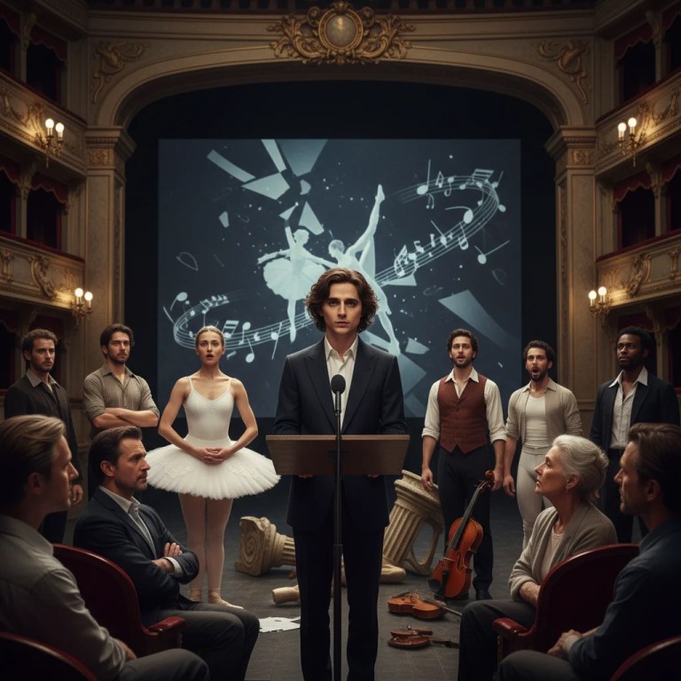 Timothée Chalamet'in Sanat Yorumu Tartışma Yarattı