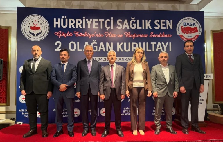 Ömer Çeker, Hürriyetçi Sağlık Sen Genel Başkan Yardımcısı oldu