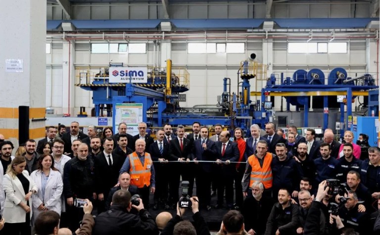 Bakan Kacır, Gebze İMES’te Sima Alüminyum Hattı’nı açtı