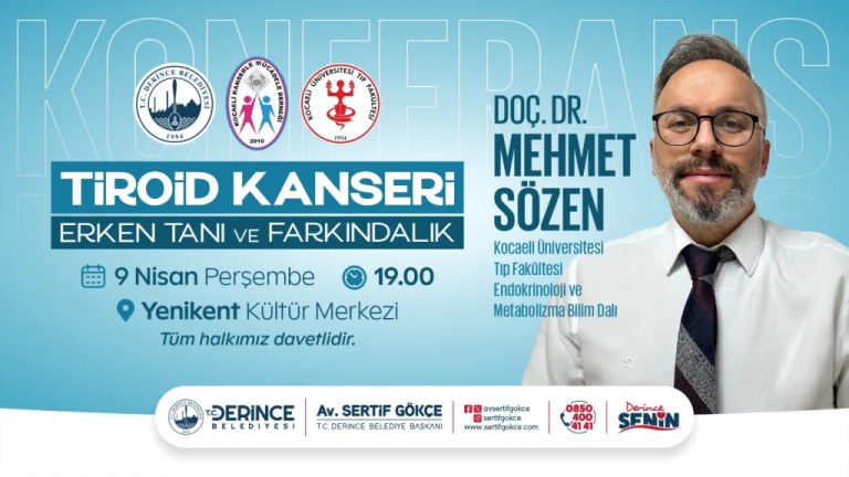 Derince’de tiroid kanseri söyleşisi
