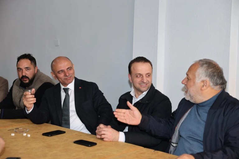 Başkan Söğüt’ten Romanlara Ziyaret