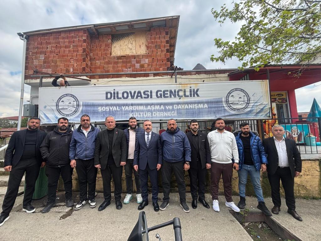 MHP DİLOVASI İLÇE BAŞKANI TURHAN: DERNEKLER TOPLUMSAL DAYANIŞMANIN EN ÖNEMLİ UNSURUDUR