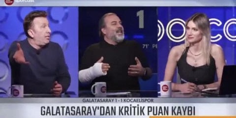 Evren Turhan ve Emre Bol canlı yayında kavga etti