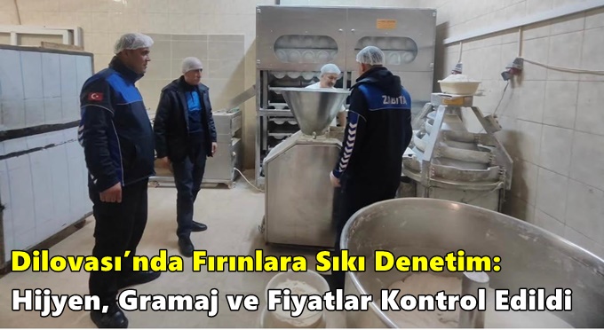 Dilovası’nda Fırınlara Sıkı Denetim: Hijyen, Gramaj ve Fiyatlar Kontrol Edildi