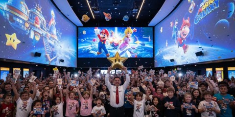 Süper Mario Galaksi Filmi İzleyici Rekoru Kırdı