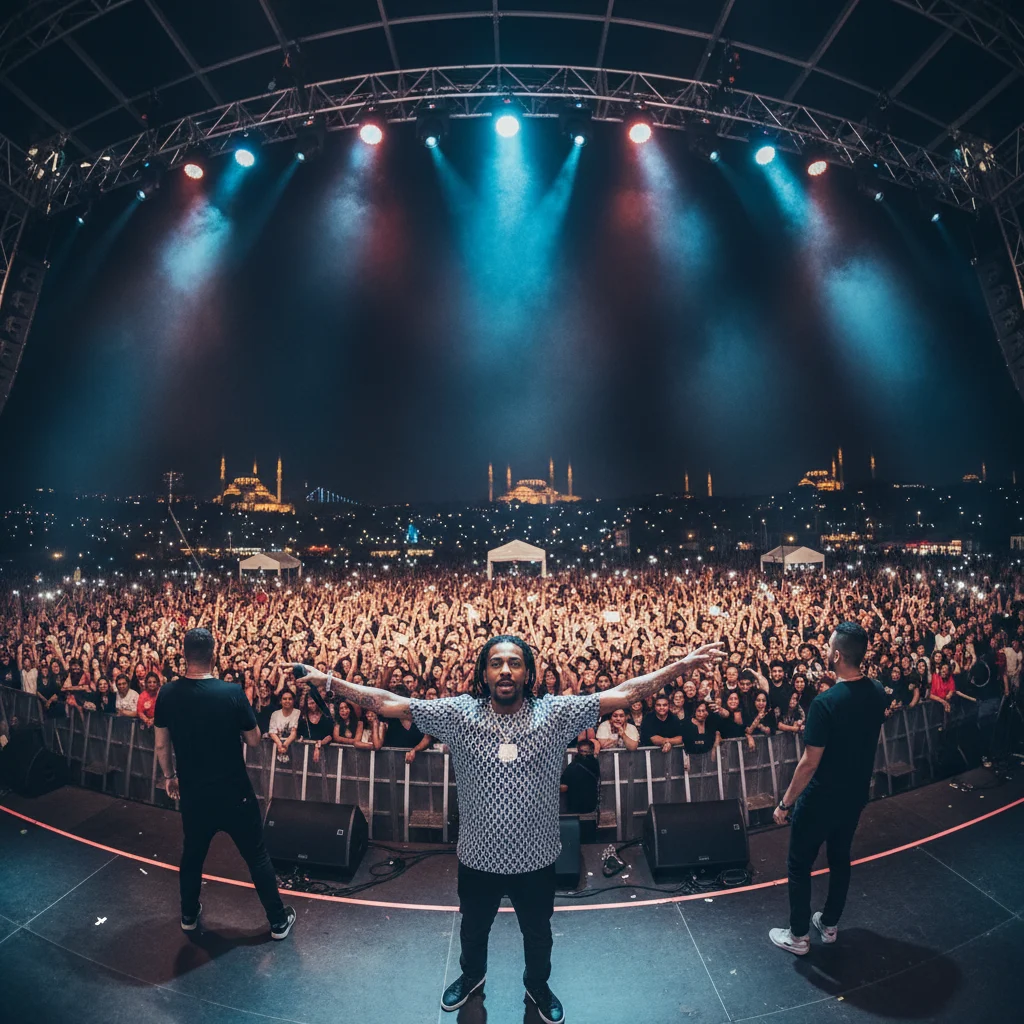 Wiz Khalifa İstanbul'da Coşkuyu Doruklara Taşıyacak