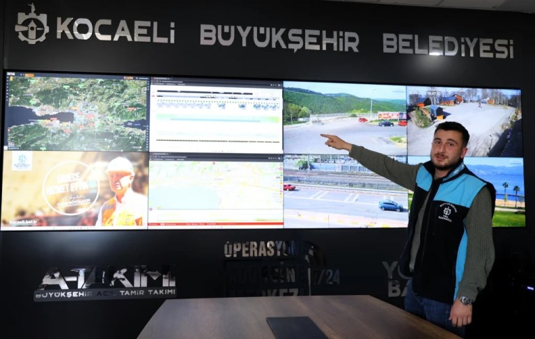 Kocaeli Büyükşehir kenti 7/24 takip ediyor