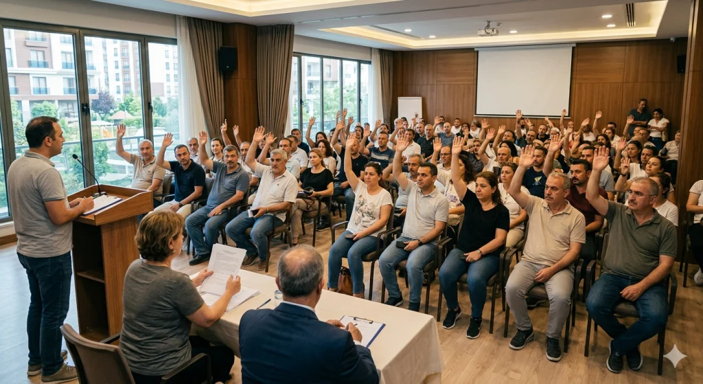 Aidat zammına 2/3 çoğunluk şartı