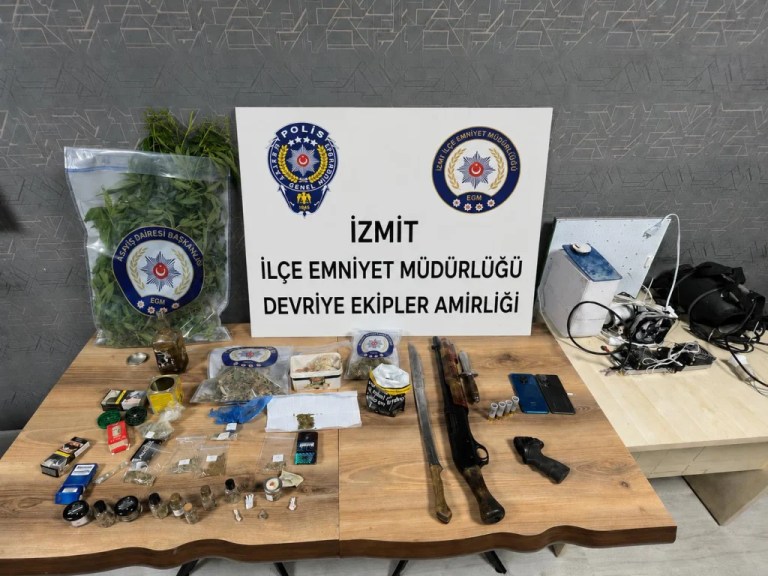 Kocaeli’de uyuşturucu operasyonu!