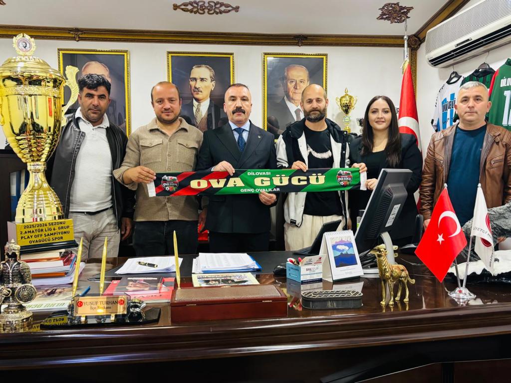 Dilovası Ovagücü Spor Kulübü’nden MHP Dilovası İlçe Teşkilatı’na Şampiyonluk Ziyaret