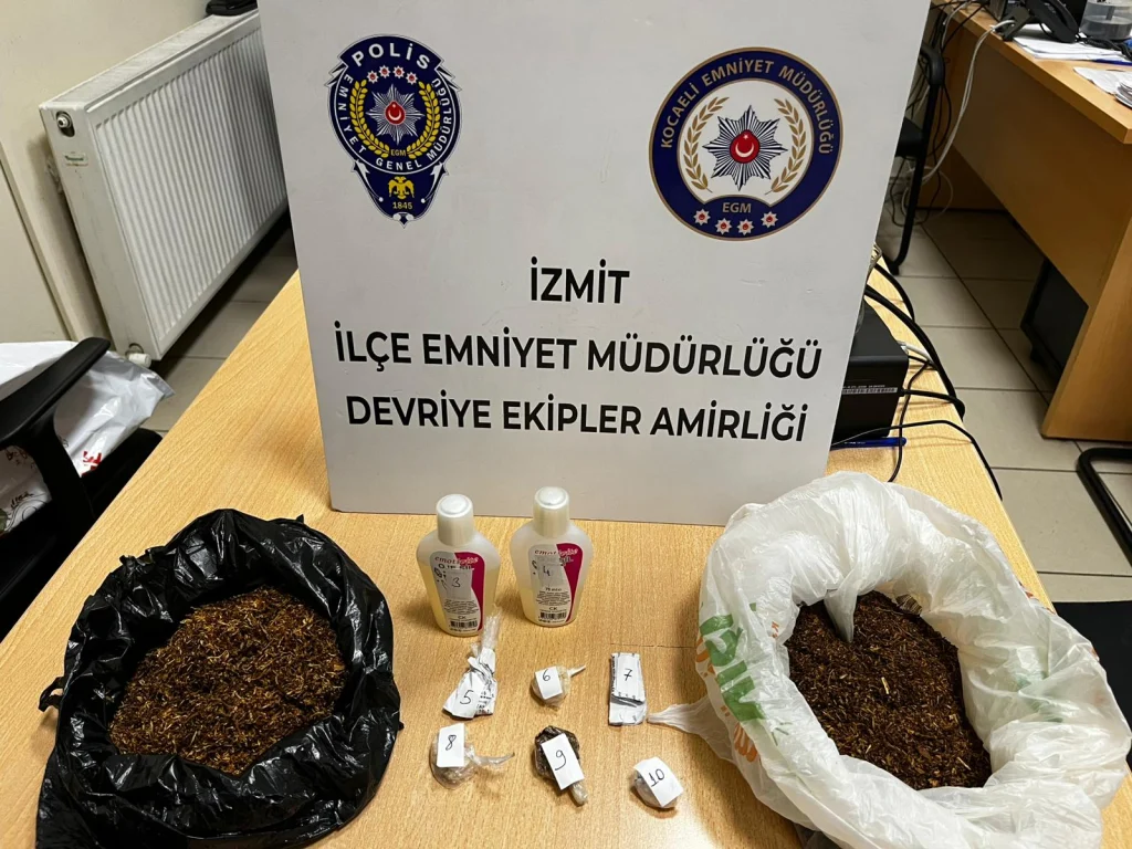 Kocaeli’de uyuşturucu operasyonu!