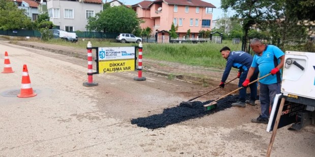 Kumcağız sahil yolu bakıma alındı