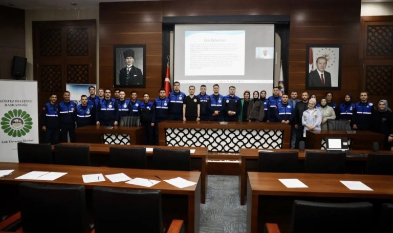 Körfez Zabıtası’na etik eğitimi