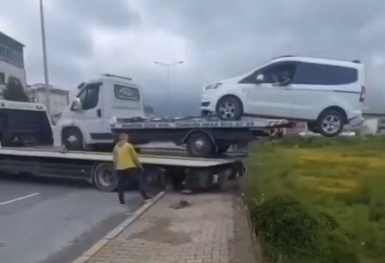 Gebze’de tehlikeli kurtarma operasyonu!