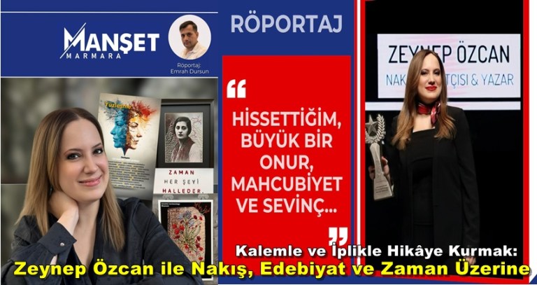 Kalemle ve İplikle Hikâye Kurmak: Zeynep Özcan ile Nakış, Edebiyat ve Zaman Üzerine