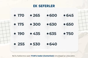 Kocaeli’den sınav öğrencilerine ulaşım desteği