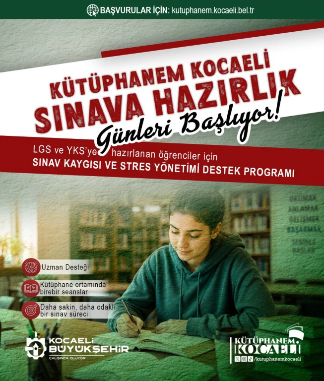 Öğrencilere sınav kaygısı desteği