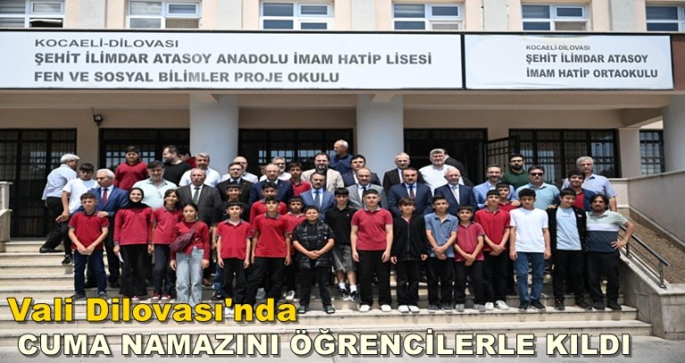 Vali İlhami Aktaş, Dilovası Şehit İlimdar Atasoy Anadolu İmam Hatip Lisesini Ziyaret Etti