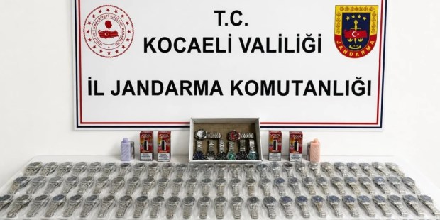Dilovası’nda kaçak saat operasyonu!
