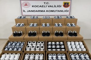 Dilovası’nda sahte ayakkabı operasyonu!