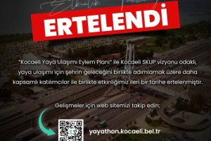 Yayathon etkinliği ileri bir tarihe ertelendi