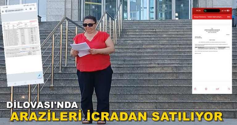 ‘’DİLOVASI KÖSELER KÖYÜNÜN AĞASI KADİR FIRAT’IN ARAZİLERİ İCRADAN SATILIYOR’’