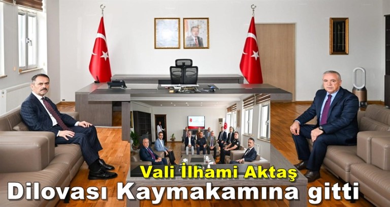 Vali İlhami Aktaş’tan Dilovası Kaymakamı Çelik’e Hayırlı Olsun Ziyareti