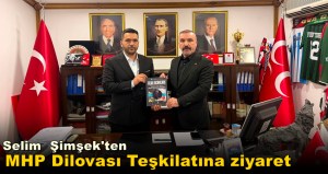 Dilovası Ülkü Ocakları Başkanı Şimşek’ten MHP Dilovası Teşkilatına ziyaret