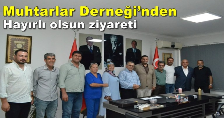 Darıca Muhtarlar Derneği’nden MHP Darıca’ya Hayırlı Olsun Ziyareti