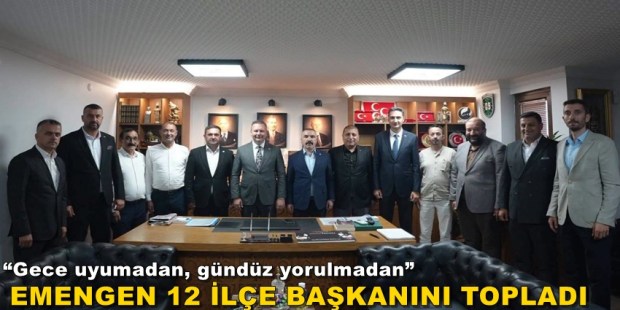 MHP Kocaeli’de Teşkilat Mesaisi: 12 İlçede Hedefler ve Saha Çalışmaları Masaya Yatırıldı