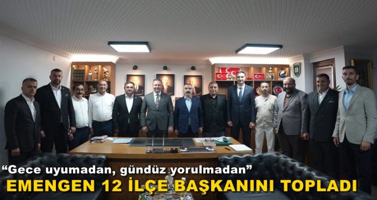 MHP Kocaeli’de Teşkilat Mesaisi: 12 İlçede Hedefler ve Saha Çalışmaları Masaya Yatırıldı