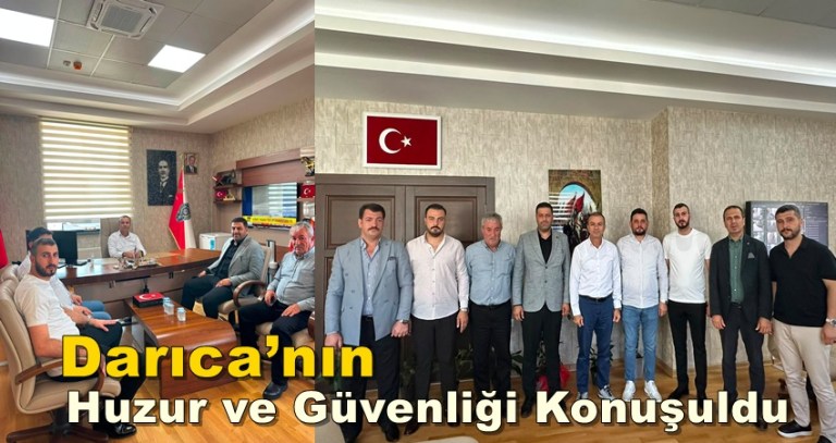 MHP Darıca’dan İlçe Emniyet Müdürü Vedat İşleyen’e Ziyaret