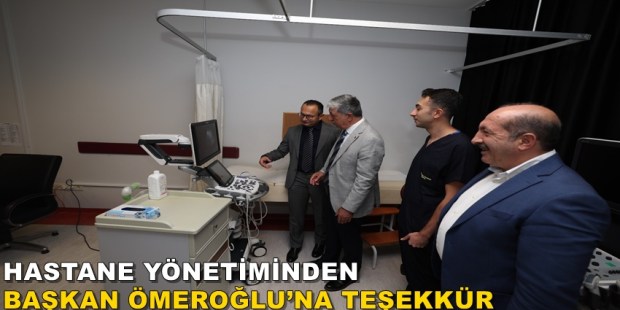 Dilovası Belediyesi’nden Devlet Hastanesine Ultrason Cihazı Desteği